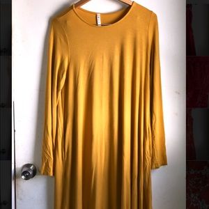 Gorgeous mustard yellow dress🍁🍂